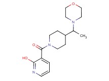 3-({4-[1-(4-morpholinyl)ethyl]-1-piperidinyl}carbonyl)-2-pyridinol