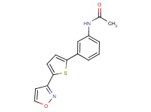N-[3-(5-isoxazol-3-yl-2-thienyl)phenyl]acetamide