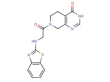 7-(N-1,3-benzothiazol-2-ylglycyl)-5,6,7,8-tetrahydropyrido[3,4-d]pyrimidin-4(3H)-one