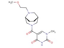 5-{[(1R*,5R*)-6-(2-methoxyethyl)-3,6-diazabicyclo[3.2.2]non-3-yl]carbonyl}-1-methyl-2,4(1H,3H)-pyrimidinedione