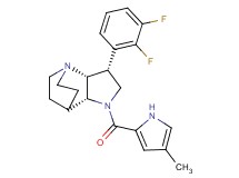 (3R*,3aR*,7aR*)-3-(2,3-difluorophenyl)-1-[(4-methyl-1H-pyrrol-2-yl)carbonyl]octahydro-4,7-ethanopyrrolo[3,2-b]pyridine
