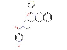 N-methyl-N-{1-[1-(1-oxidoisonicotinoyl)-4-piperidinyl]-2-phenylethyl}-3-thiophenecarboxamide