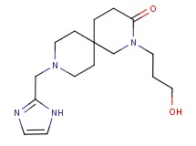 2-(3-hydroxypropyl)-9-(1H-imidazol-2-ylmethyl)-2,9-diazaspiro[5.5]undecan-3-one