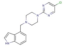 4-{[4-(5-chloropyrimidin-2-yl)piperazin-1-yl]methyl}-1H-indole