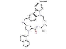 (4S)-4-{[(9-ethyl-9H-carbazol-3-yl)methyl]amino}-N-isopropyl-1-(1-naphthylmethyl)-L-prolinamide