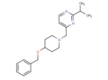 4-{[4-(benzyloxy)piperidin-1-yl]methyl}-2-isopropylpyrimidine