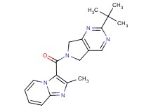 2-tert-butyl-6-[(2-methylimidazo[1,2-a]pyridin-3-yl)carbonyl]-6,7-dihydro-5H-pyrrolo[3,4-d]pyrimidine