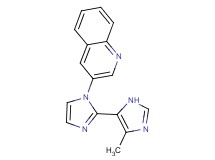 3-(5'-methyl-1H,3'H-2,4'-biimidazol-1-yl)quinoline