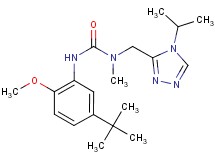 N'-(5-tert-butyl-2-methoxyphenyl)-N-[(4-isopropyl-4H-1,2,4-triazol-3-yl)methyl]-N-methylurea