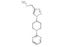 2-{4-[4-(methoxymethyl)-1H-1,2,3-triazol-1-yl]-1-piperidinyl}pyrimidine