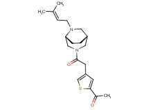 1-(4-{2-[(1R*,5R*)-6-(3-methyl-2-buten-1-yl)-3,6-diazabicyclo[3.2.2]non-3-yl]-2-oxoethyl}-2-thienyl)ethanone