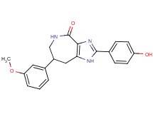 2-(4-hydroxyphenyl)-7-(3-methoxyphenyl)-5,6,7,8-tetrahydroimidazo[4,5-c]azepin-4(1H)-one