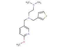 N-[(6-methoxypyridin-3-yl)methyl]-N',N'-dimethyl-N-(3-thienylmethyl)ethane-1,2-diamine