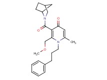 3-(2-azabicyclo[2.2.1]hept-2-ylcarbonyl)-2-(methoxymethyl)-6-methyl-1-(3-phenylpropyl)-4(1H)-pyridinone