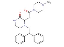 4-(2,2-diphenylethyl)-3-[2-(4-methyl-1-piperazinyl)-2-oxoethyl]-2-piperazinone