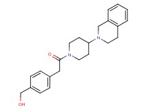 (4-{2-[4-(3,4-dihydro-2(1H)-isoquinolinyl)-1-piperidinyl]-2-oxoethyl}phenyl)methanol