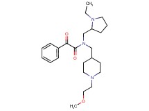 N-[(1-ethyl-2-pyrrolidinyl)methyl]-N-{[1-(2-methoxyethyl)-4-piperidinyl]methyl}-2-oxo-2-phenylacetamide