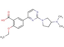 5-{2-[3-(dimethylamino)pyrrolidin-1-yl]pyrimidin-4-yl}-2-ethoxybenzoic acid