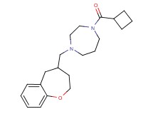 1-(cyclobutylcarbonyl)-4-(2,3,4,5-tetrahydro-1-benzoxepin-4-ylmethyl)-1,4-diazepane