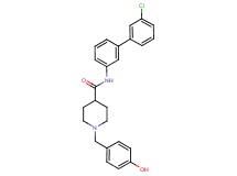 N-(3'-chloro-3-biphenylyl)-1-(4-hydroxybenzyl)-4-piperidinecarboxamide