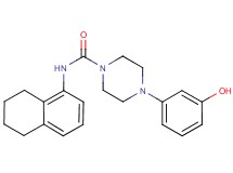 4-(3-hydroxyphenyl)-N-(5,6,7,8-tetrahydronaphthalen-1-yl)piperazine-1-carboxamide