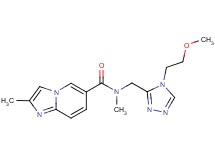 N-{[4-(2-methoxyethyl)-4H-1,2,4-triazol-3-yl]methyl}-N,2-dimethylimidazo[1,2-a]pyridine-6-carboxamide