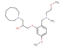 1-(1-azocanyl)-3-(5-methoxy-2-{[(2-methoxyethyl)(methyl)amino]methyl}phenoxy)-2-propanol