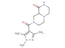 8-[(1,3,5-trimethyl-1H-pyrazol-4-yl)carbonyl]hexahydro-2H-pyrazino[1,2-a]pyrazin-1(6H)-one
