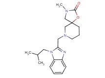 7-[(1-isobutyl-1H-benzimidazol-2-yl)methyl]-3-methyl-1-oxa-3,7-diazaspiro[4.5]decan-2-one