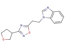 1-{2-[3-(tetrahydrofuran-3-yl)-1,2,4-oxadiazol-5-yl]ethyl}-1H-benzimidazole