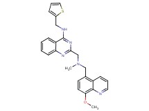 2-{[[(8-methoxy-5-quinolinyl)methyl](methyl)amino]methyl}-N-(2-thienylmethyl)-4-quinazolinamine