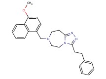 7-[(4-methoxy-1-naphthyl)methyl]-3-(2-phenylethyl)-6,7,8,9-tetrahydro-5H-[1,2,4]triazolo[4,3-d][1,4]diazepine