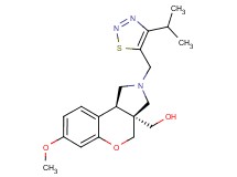 [(3aS*,9bS*)-2-[(4-isopropyl-1,2,3-thiadiazol-5-yl)methyl]-7-methoxy-1,2,3,9b-tetrahydrochromeno[3,4-c]pyrrol-3a(4H)-yl]methanol