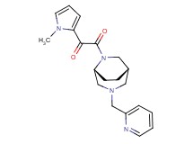1-(1-methyl-1H-pyrrol-2-yl)-2-oxo-2-[(1S*,5R*)-3-(pyridin-2-ylmethyl)-3,6-diazabicyclo[3.2.2]non-6-yl]ethanone
