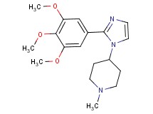 1-methyl-4-[2-(3,4,5-trimethoxyphenyl)-1H-imidazol-1-yl]piperidine