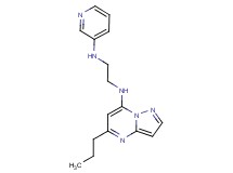 N-(5-propylpyrazolo[1,5-a]pyrimidin-7-yl)-N'-pyridin-3-ylethane-1,2-diamine