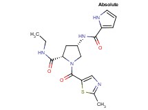 (4S)-N-ethyl-1-[(2-methyl-1,3-thiazol-5-yl)carbonyl]-4-[(1H-pyrrol-2-ylcarbonyl)amino]-L-prolinamide