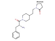 1-[2-(1-D-phenylalanyl-4-piperidinyl)ethyl]-2-pyrrolidinone hydrochloride