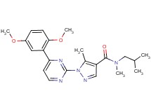 1-[4-(2,5-dimethoxyphenyl)-2-pyrimidinyl]-N-isobutyl-N,5-dimethyl-1H-pyrazole-4-carboxamide