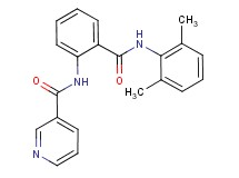 N-(2-{[(2,6-dimethylphenyl)amino]carbonyl}phenyl)nicotinamide