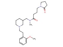N-({1-[2-(2-methoxyphenyl)ethyl]-3-piperidinyl}methyl)-N-methyl-4-(2-oxo-1-pyrrolidinyl)butanamide