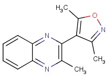 2-(3,5-dimethyl-4-isoxazolyl)-3-methylquinoxaline