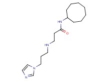 N-cyclooctyl-3-{[3-(1H-imidazol-1-yl)propyl]amino}propanamide