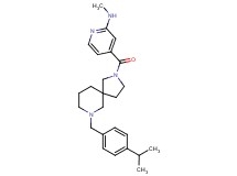 4-{[7-(4-isopropylbenzyl)-2,7-diazaspiro[4.5]dec-2-yl]carbonyl}-N-methyl-2-pyridinamine