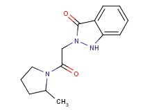 2-[2-(2-methylpyrrolidin-1-yl)-2-oxoethyl]-1,2-dihydro-3H-indazol-3-one