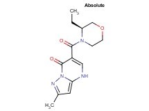 6-{[(3S)-3-ethylmorpholin-4-yl]carbonyl}-2-methylpyrazolo[1,5-a]pyrimidin-7(4H)-one