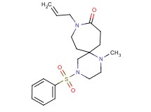 9-allyl-1-methyl-4-(phenylsulfonyl)-1,4,9-triazaspiro[5.6]dodecan-10-one