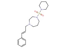 1-[(2E)-3-phenylprop-2-en-1-yl]-4-(piperidin-1-ylsulfonyl)-1,4-diazepane