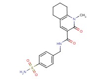 N-[4-(aminosulfonyl)benzyl]-1-methyl-2-oxo-1,2,5,6,7,8-hexahydroquinoline-3-carboxamide