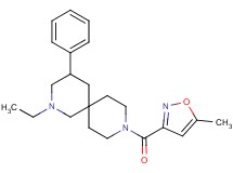 2-ethyl-9-[(5-methyl-3-isoxazolyl)carbonyl]-4-phenyl-2,9-diazaspiro[5.5]undecane